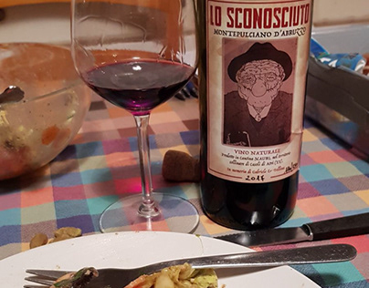 Lo Sconosciuto - Wine label (Graphic Design)