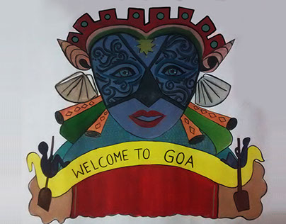 Painting - Carnival theme, GOA