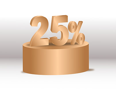 Isometric 3d discount gold