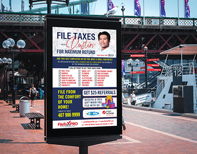 File Tax PRO Flyer & Yard Sign