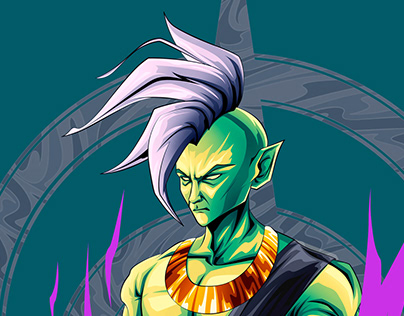 Colorindo GOKU Super Sayajin BLUE! + O BRUSH que mudou minhas pinturas  digitais! 