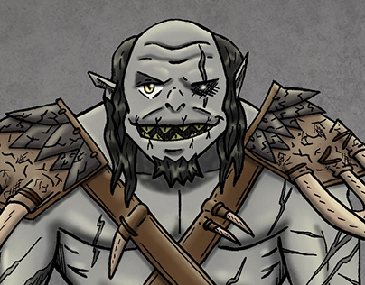 Orc Middle Earth - Fanart.