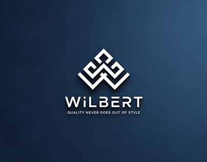 minimalist logo design- Wilbert