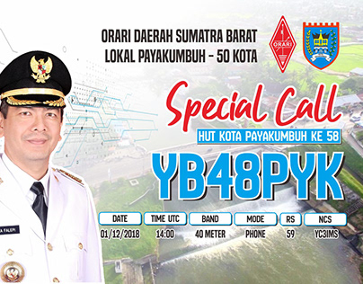 QSL Card Orari Lokal Payakumbuh