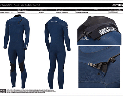 Super Stretch Wetsuit for ANIMAL UK Surf brand