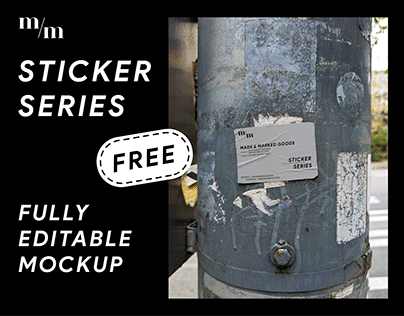 Sticker Series Mockup FREE - SSF10