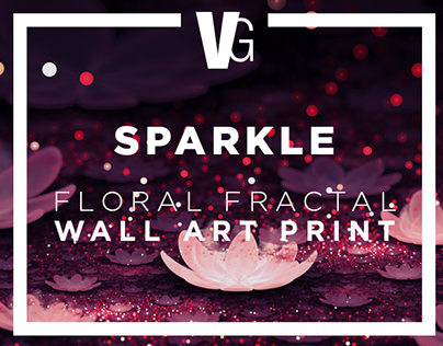 SPARKLE - Floral Fractal