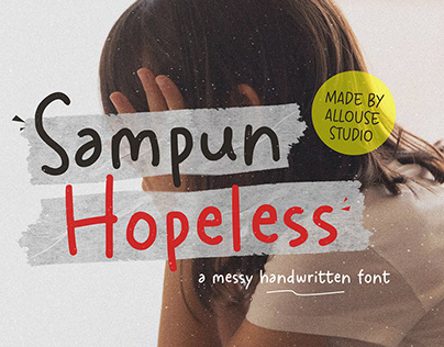 Sampun Hopeless Handwritten Font