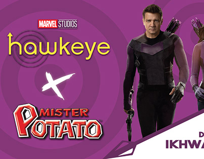 Hawkeye X Mister Potato | Packaging & Advertisement