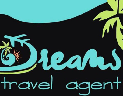 logo and business card for a travel agent