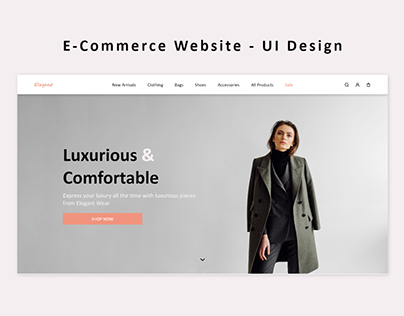 E-Commerce Fashion Website - UI Design