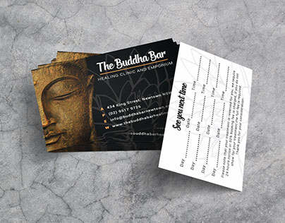 Logo + Business Cards: The Buddha Bar