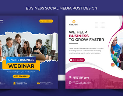 Business Social Media Post Design