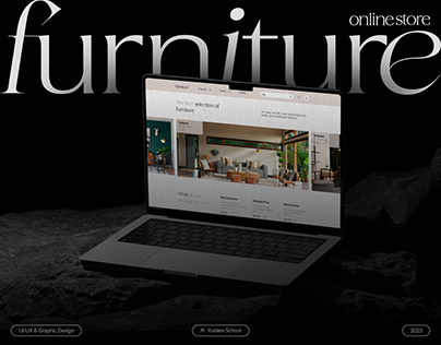 Furniture Store | E-commerce website design concept