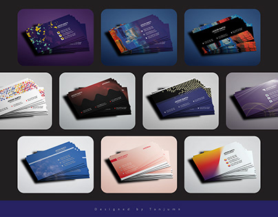 10 Business card design in Photoshop