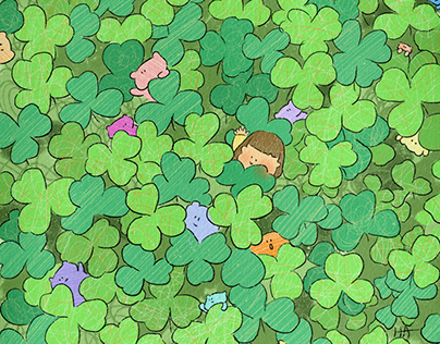 Find a four leaf clover