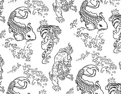 Japan pattern design