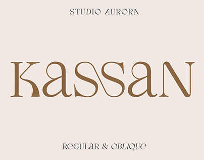 Kassan - Luxury Display Serif Font