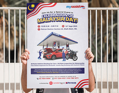 MyAssist X Petron Malaysia Day Poster