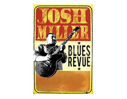 Josh Miller Blues Revue Poster by Mike Bohak