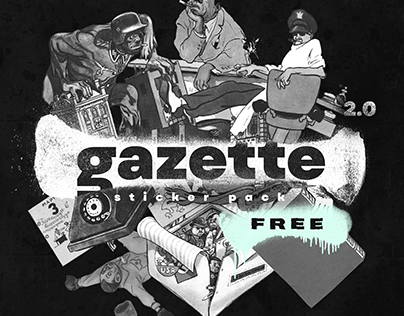 GAZETTE 2.0 - STICKER PACK