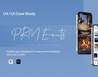 Event planner app case study Project by Sreekanth Mohan