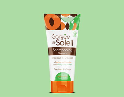 Packaging shampoo bio "Gorgée de Soleil"