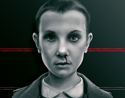 "Eleven" digital painting by Giulio Rossi