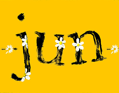 JUN - Handmade Typeface