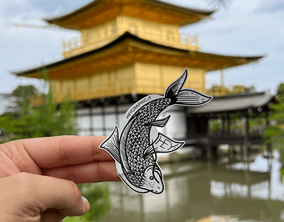 Japan Koi fish – Stickers series