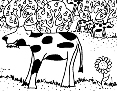 ©The Grandmother Quitéria’s Farm-the colouring book II