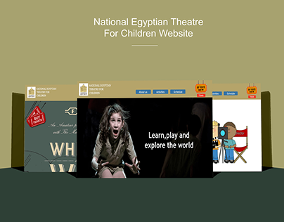 National Egyptian Theatre For Children Website design