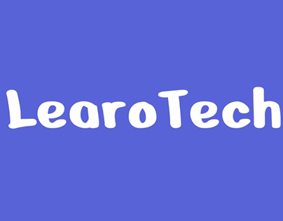 Create a animated logo for Learotech