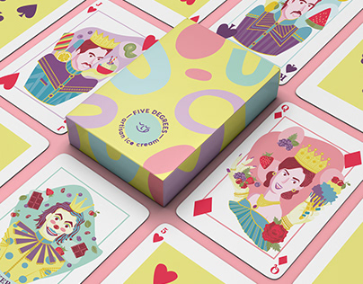 Card deck Illustration design