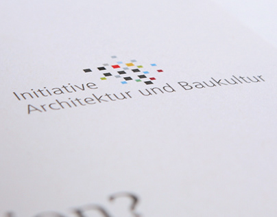 Redesign Logo Initiative Architektur und Baukultur