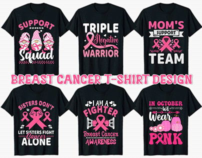 Breast Cancer T-Shirt Design