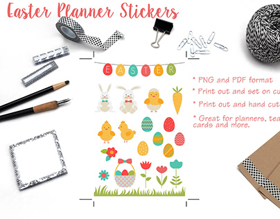 Easter Planner Stickers