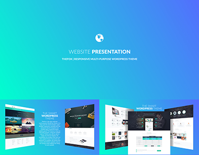 3D Website Presentation – After Effects Template