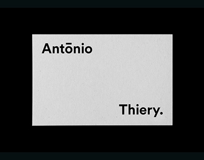 Antonio Thiery — Identity, 2015