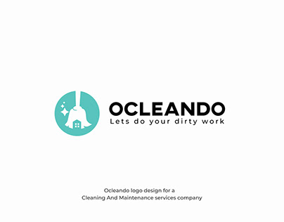 Cleaning and maintenance service logo