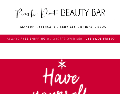 Pink Dot Beauty Bar Email/Newsletters