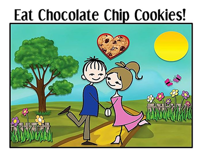 Chocolate Chip Cookie Ad