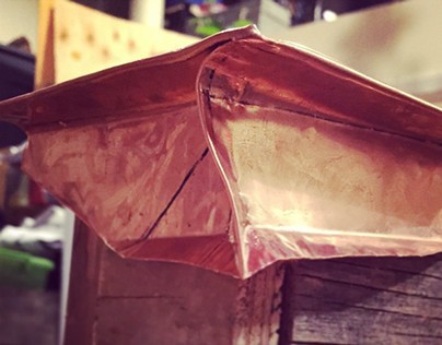 Roofing Origami: All-fold drip edge corner