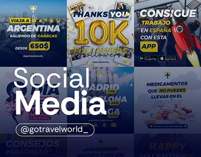 Project thumbnail - Social Media | Agencia de Viajes