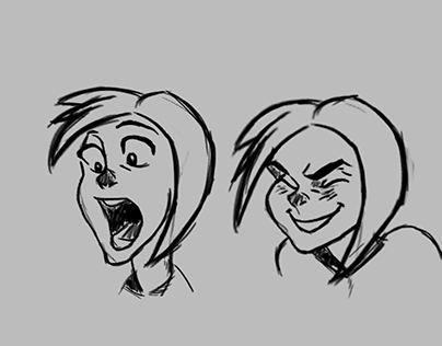 Expressions Exercise // Concept Art Class