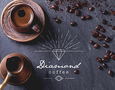 Diamond Coffee Mockup
