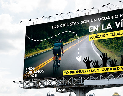 Campaña Publicitaria Seguridad vial en la cicloruta