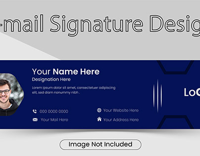 E-mail signature design