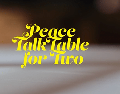 Peace Talk Table For Two