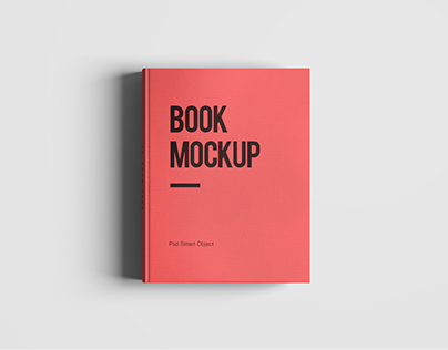 Free Book Mockup - Psd Smart Object